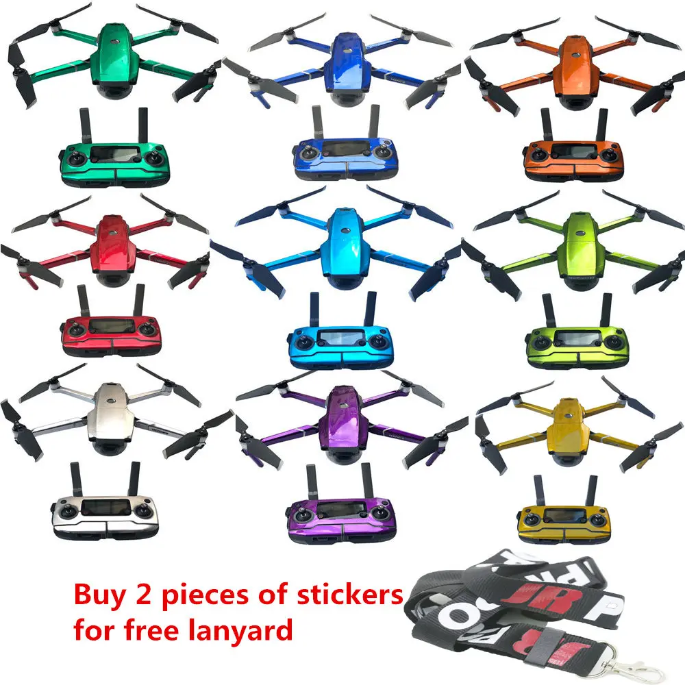 

DJI MAVIC 2 Waterproof Fluoresce Stickers Mavic2 Skin Decals Wrap Film Body Remote Control Battery Arm Tags for Mavic 2 PRO&Zoom