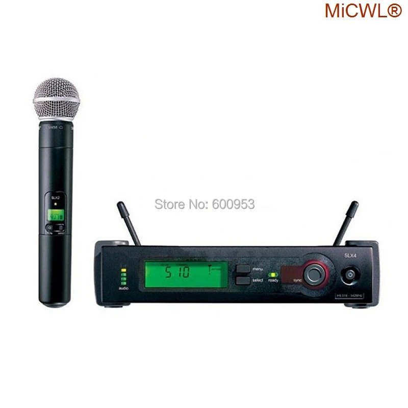 Profissional sem Fio Portátil com Microfone Sistema de Microfone Cardioid sm Betã 58 Uhf Slx Slx24 100% - Image 2