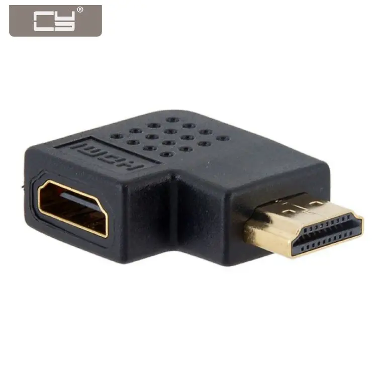 

CYDZ Left Angled 90 Degree HDMI 1.4 Male to Female Extension Adapter Converter