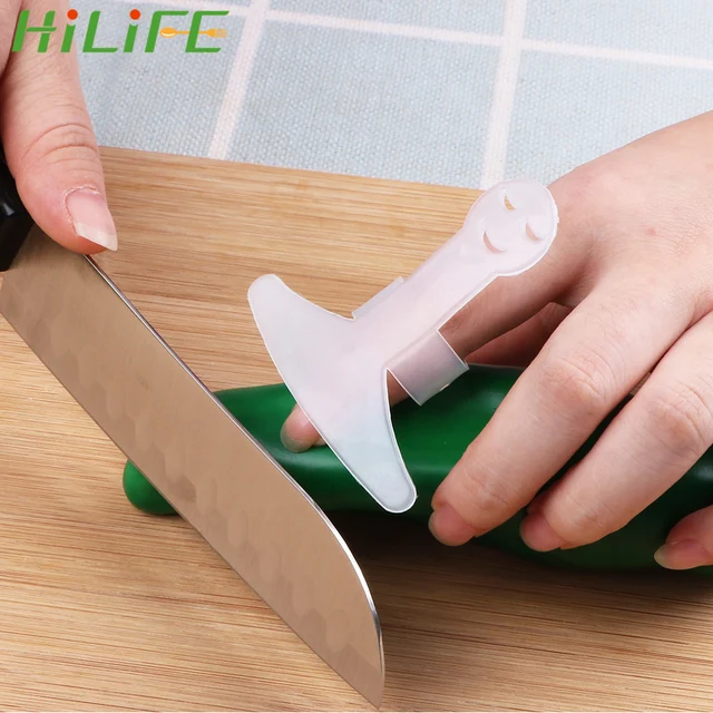 HILIFE Plastic Finger Protectors Smiley Hand Protector Vegetable Cutting Safety Tool Finger Guard Kitchen Tools Gadgets