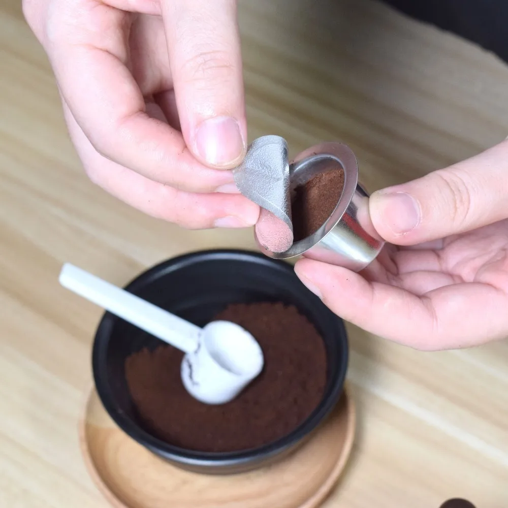 24 шт. Nespresso кофейные стручки из нержавеющей стали многоразовые капсулы Nesspreso