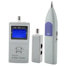 Цифровой линейный искатель переносной цифровой ЖКД сетевой кабельная проводка тестер метр трекер детектор сетевой кабель тестер SML-8828