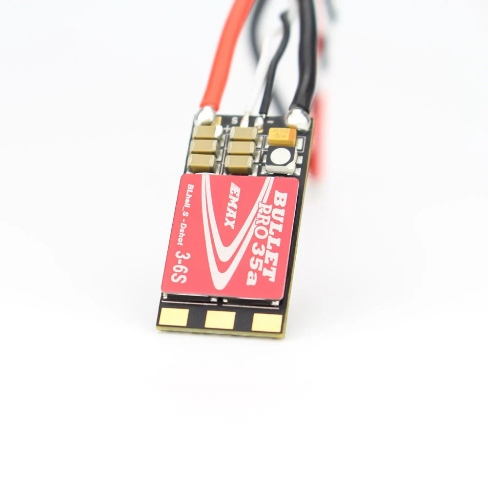 

4PCS Dron DSHOT Bullet Series 35A PRO 3-6S BLHELI_S ESC w/ RGB LED Programmable for FPV Racer Drone Competition