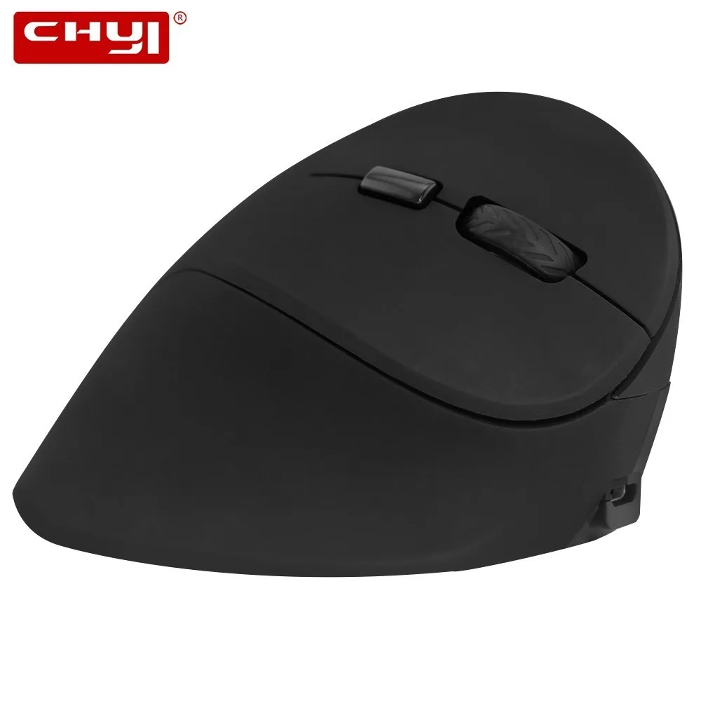 

CHYI Vertical Ergonomic Computer Mouse 2.4G Wireless Rechargeable 6D Upright Optical Usb Mause With LED Backlit Mice For Laptop