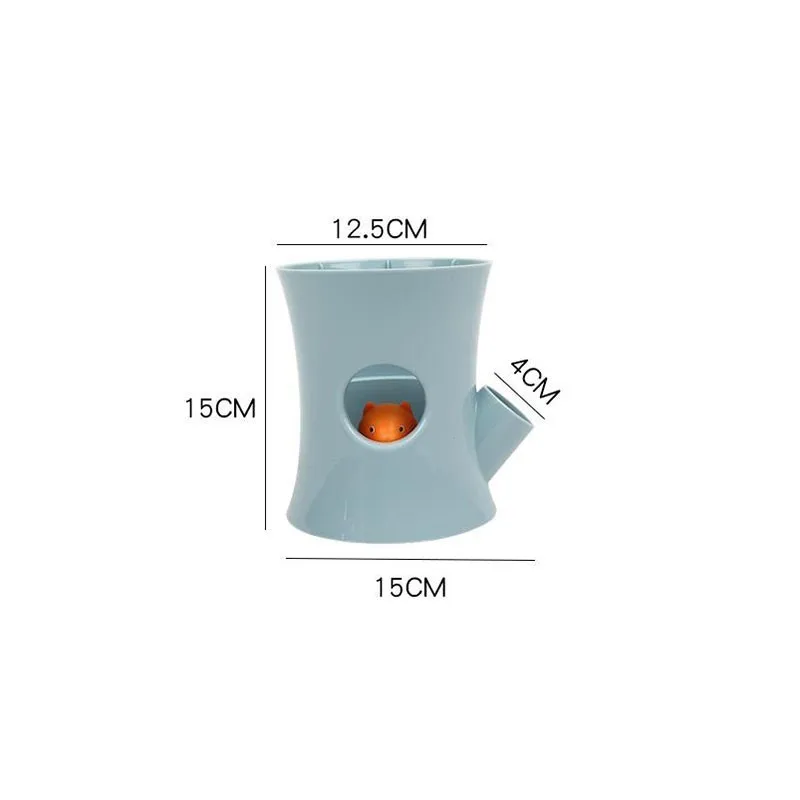 Автоматическое поглощение воды ленивый цветочный горшок для дома зеленое растение балкон мультфильм милые Креативные маленькие животные Цветочный Горшок Пластик