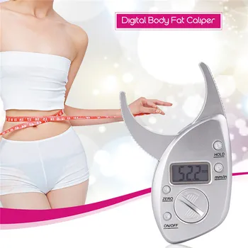 

Body Fat Caliper Tester Scales Fitness Monitors Analyzer Digital Skinfold Slimming Measuring instruments Electronic Fat Measure