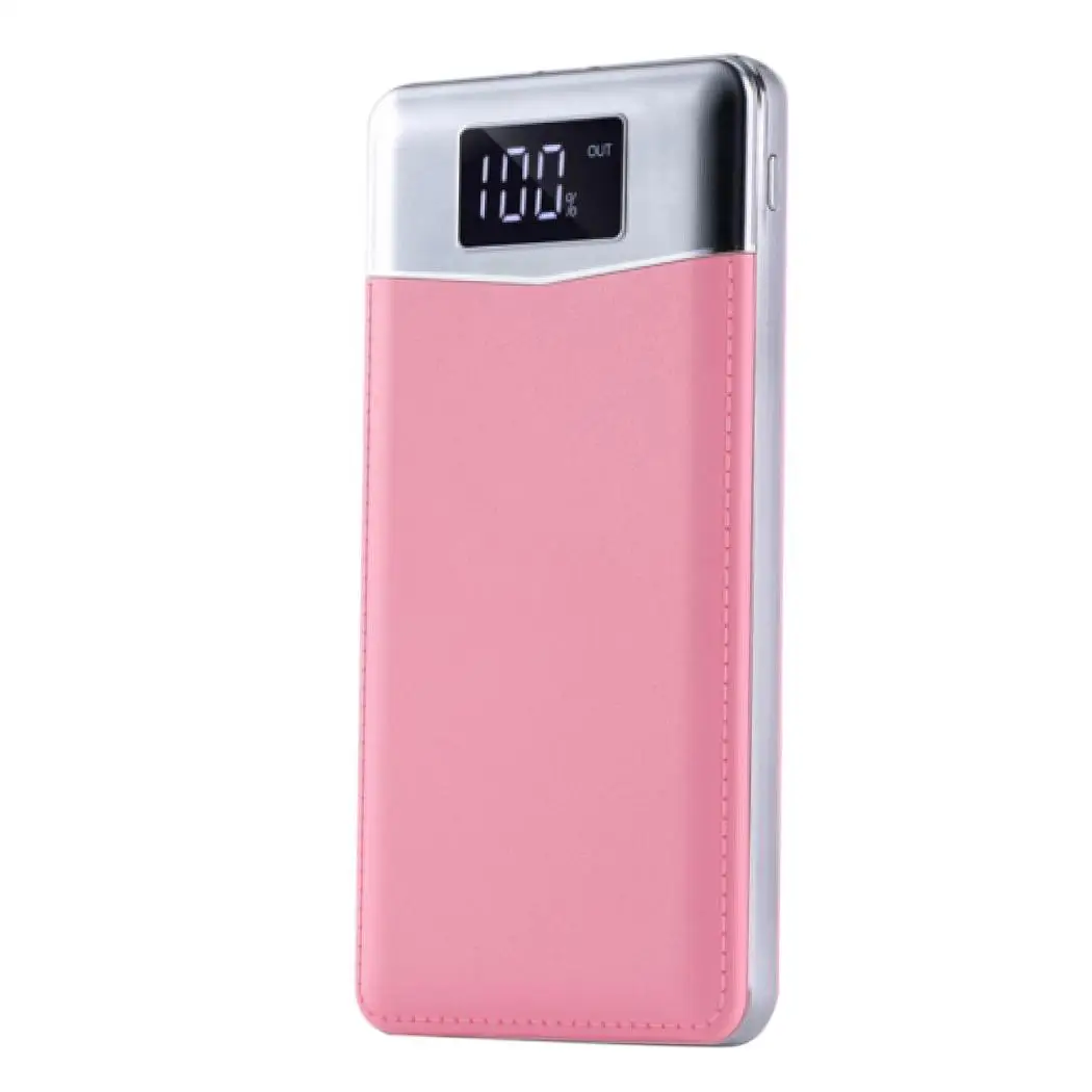 

Mini Portable 10000mAh Power Bank LCD Digital Display Powerbank Mobile Phone Charger With Flashlight