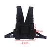 Tactical Vest Nylon military Vest chest rig Pack Pouch Holster Tactical Harness walkie talkie radio Waist Pack for Two Way Radio ► Photo 2/6