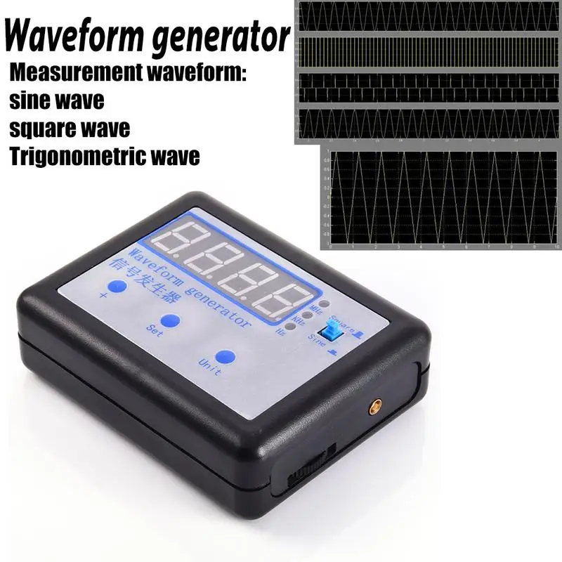 

Micro USB 4.2 V 10 MS / S Digital Signal Frequency Meter Function Generator Waveform Generator J2464 400 KHz