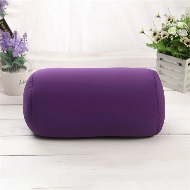 

Soft Creative Pillows Microbead Back Cushion Micro Roll Throw Pillow Travel House Bed Cozy Sleep Neck Multicolor Massage Helpers