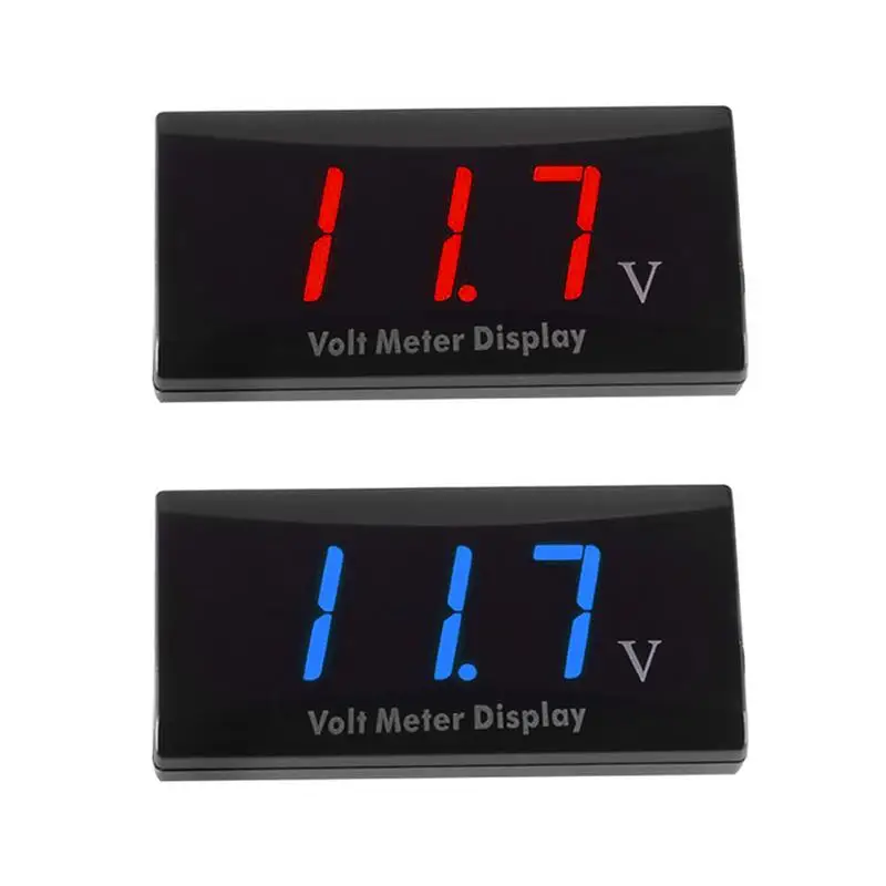 

Universal Multi-functional DC12V Voltmeter Waterproof For Automobiles And Motorcycles LCD Tube With LED Digital Display