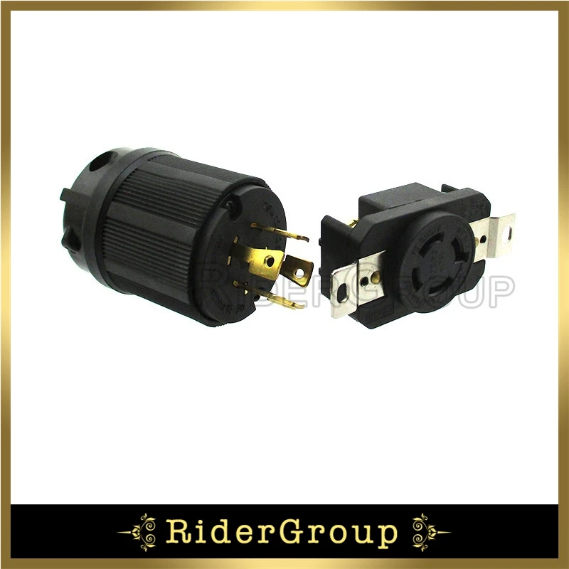 4 Prong Receptacle Twist Lock Plug Socket 20AMP 125/250V NEMA L14-20R UL Approval For Generator | Автомобили и мотоциклы