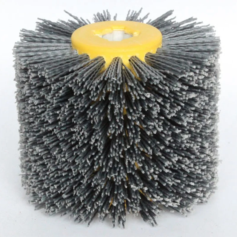 1 Pcs Nylon Abrasive Wire Dupont Drum Polishing Wheel Electric Brush For Woodworking Metalworking