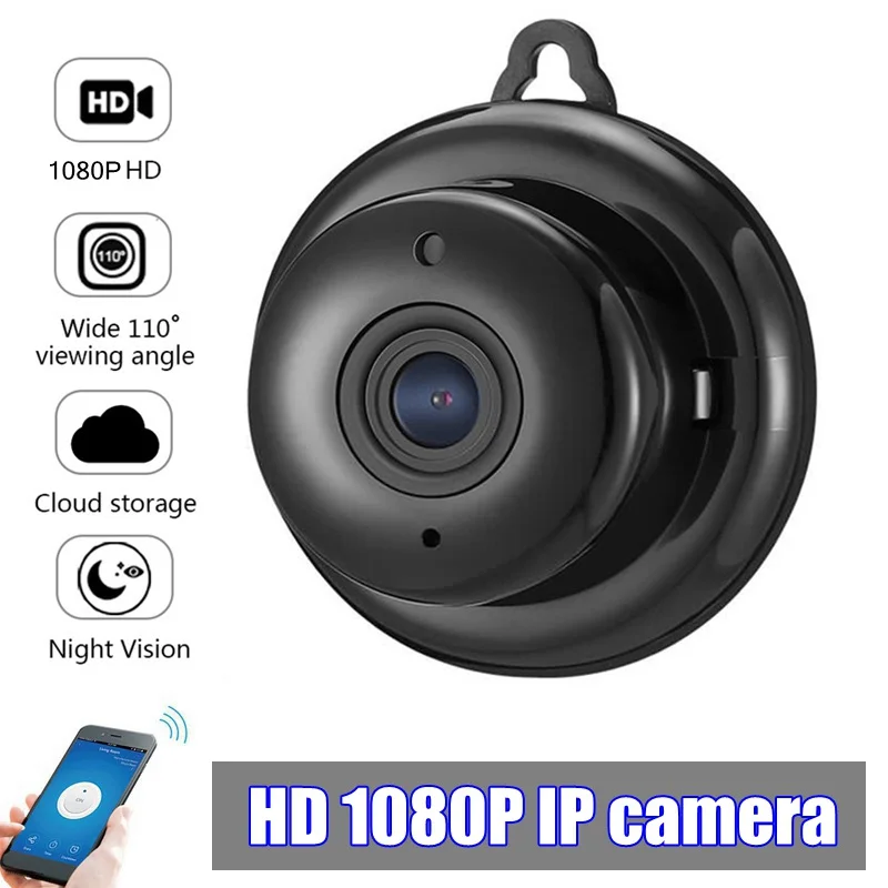 

HD 1080P Smart WIFI IP Camera Night Vision Two-way Audio Motion Detection Alarm Support Onvif Security Baby Pet Monitor