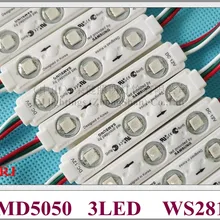 IC WS2811/SM16703 светодиодный модуль светильник для вывесок с объективом SMD 5050 RGB DC12V 3 светодиодный 0,72 Вт WS 2811 UCS1903 SM16703 совместимый