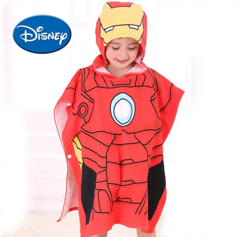 iron man hooded towel