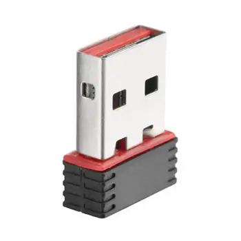 

USB Mini Wireless Wifi Adapter Dongle Receiver Network LAN Card PC 150Mbps USB 2.0 Wireless Network Card #17