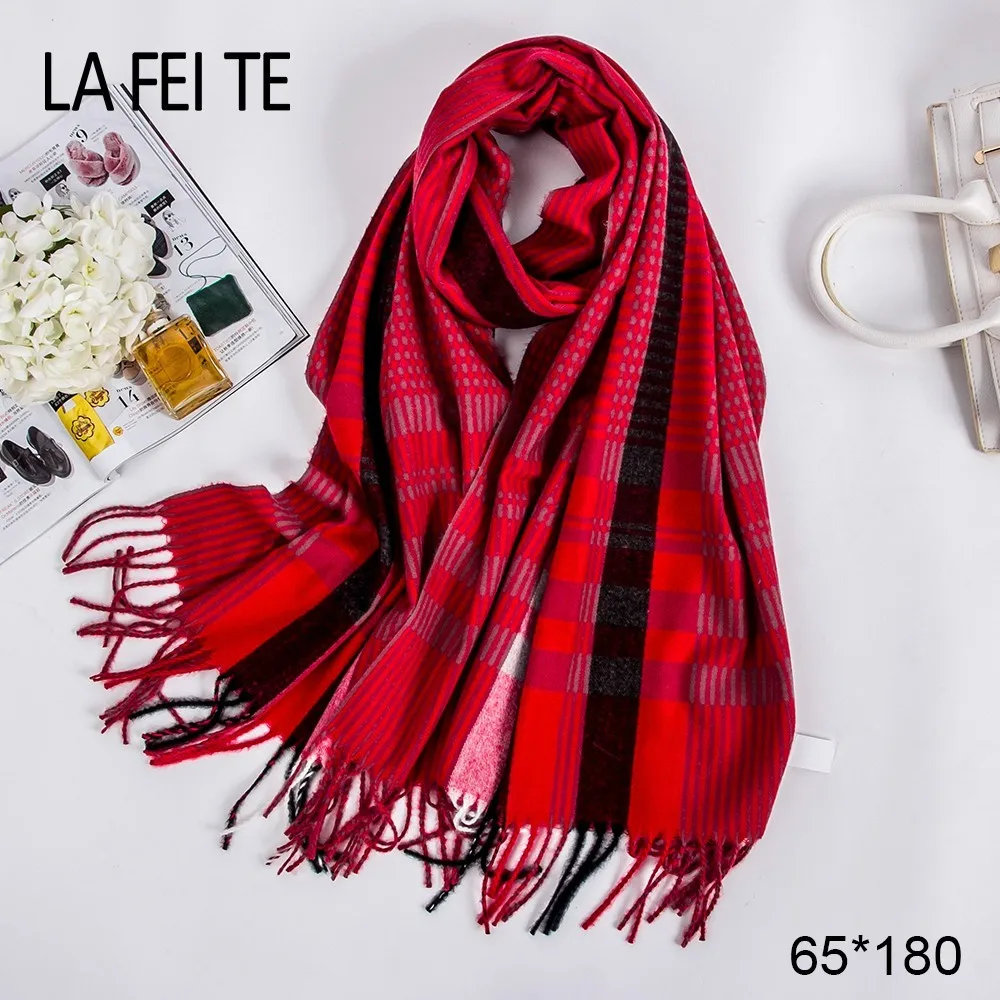  Cashmere Men Scarves Long Female Shawls Handkerchief Crinkle Hijab Stoles Pashmina Women Scarf Luxu