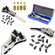 Чехол для часов, открывалка, регулируемый винт для снятия задней крышки, гаечный ключ, инструмент для ремонта часов, инструмент для замены батареи, saat tamir aletleri