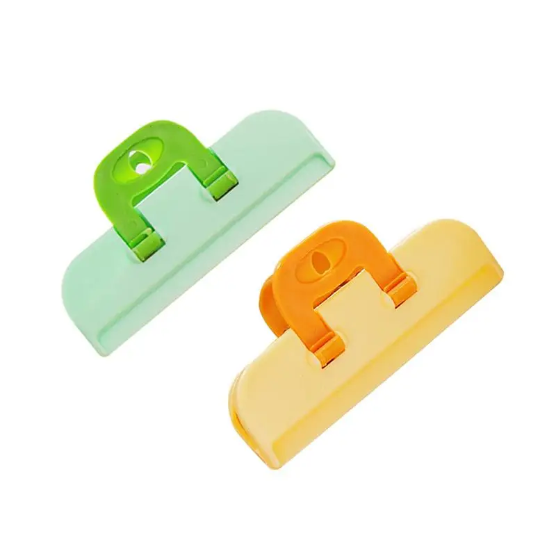 2PCS Plastic Bag Clips Stay Fresh Sealer Sticks Dust proof Slide on Clips Storage Sticks for