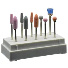 10 шт хвостовик 2,34 мм родные карбид кремния карборунд шлифовальный круг бит головки полировки DIY Инструменты машины аксессуары дизайн ногтей