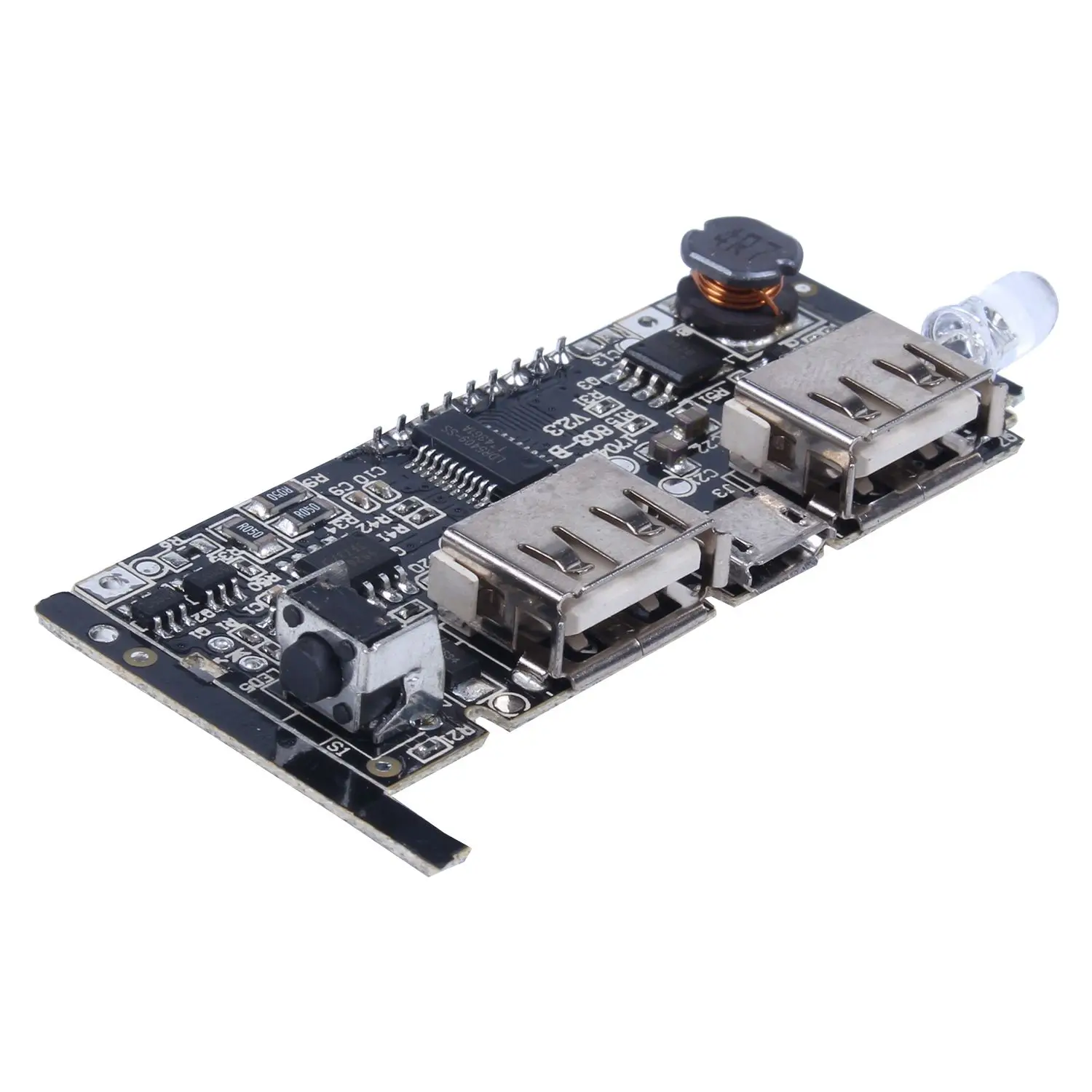 Двойной USB 5V 1A 2.1A мобильный Банк питания 18650 зарядное устройство PCB модуль