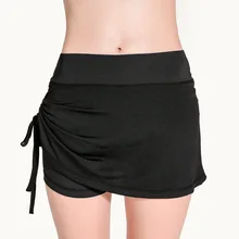 Новая теннисная юбка черная спортивная двойная юбка бандажная велосипедная юбка женская быстросохнущая Фитнес-тренировка для бега и тенниса Jupe Tennis