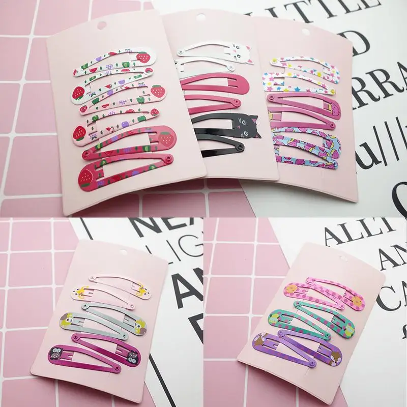 6PCS Cute Clip Barrette Baby Hair Clip Cute Hairpin Water Handmade