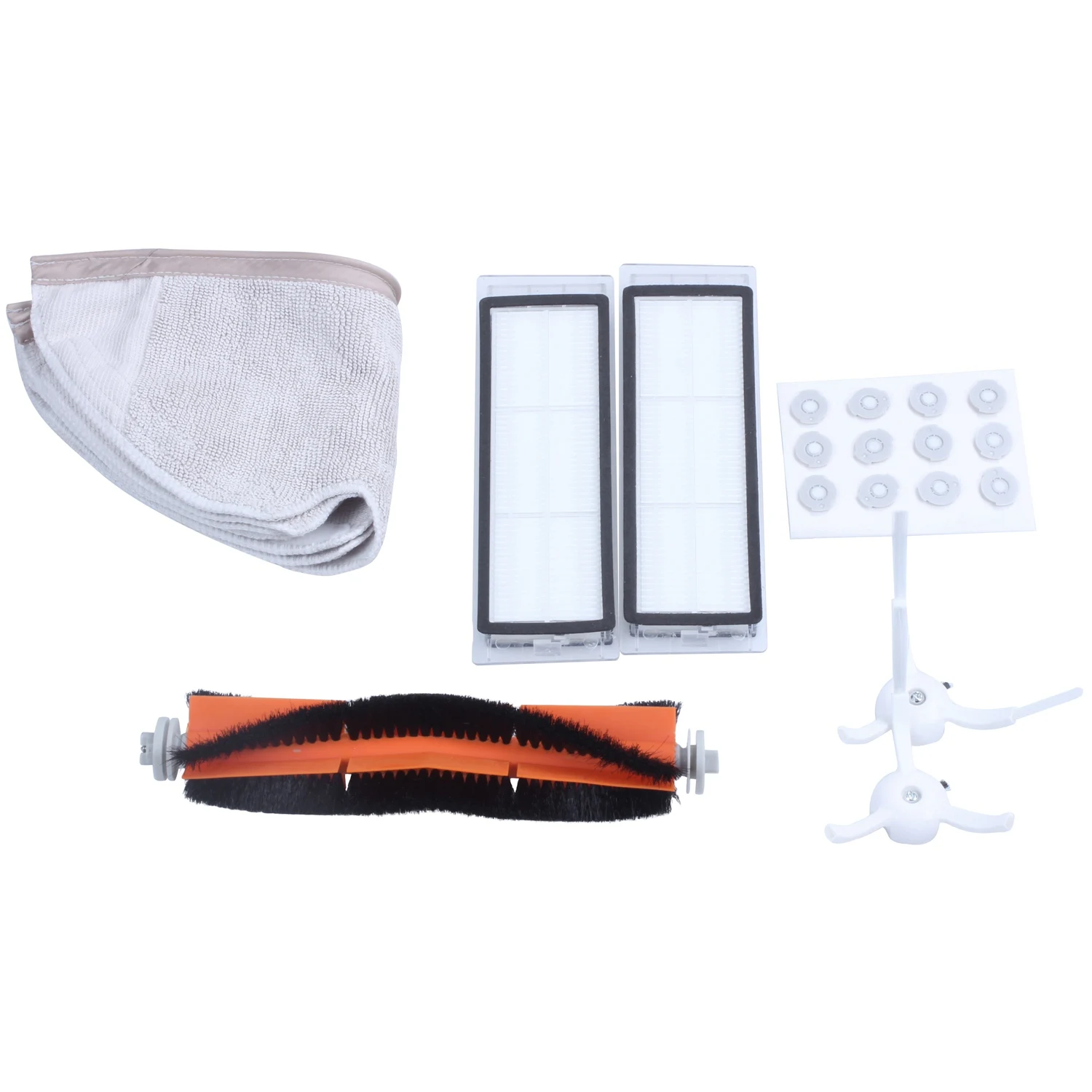 

Suitable for Xiaomi Roborock Robot S50 S51 Vacuum Cleaner Spare Parts Kits Mop Cloths Wet Mopping filter Side Brush Roll Brush