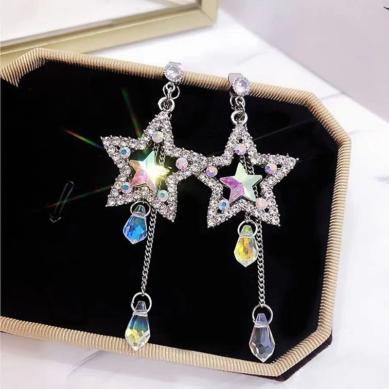 Серьги кисточки женские длинные темпераментные новые корейские модные серьги со