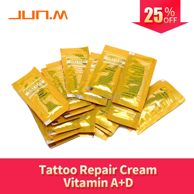 50pcs High Quality Vitamin A+D Ointment Faster Healing Tattoo Cream