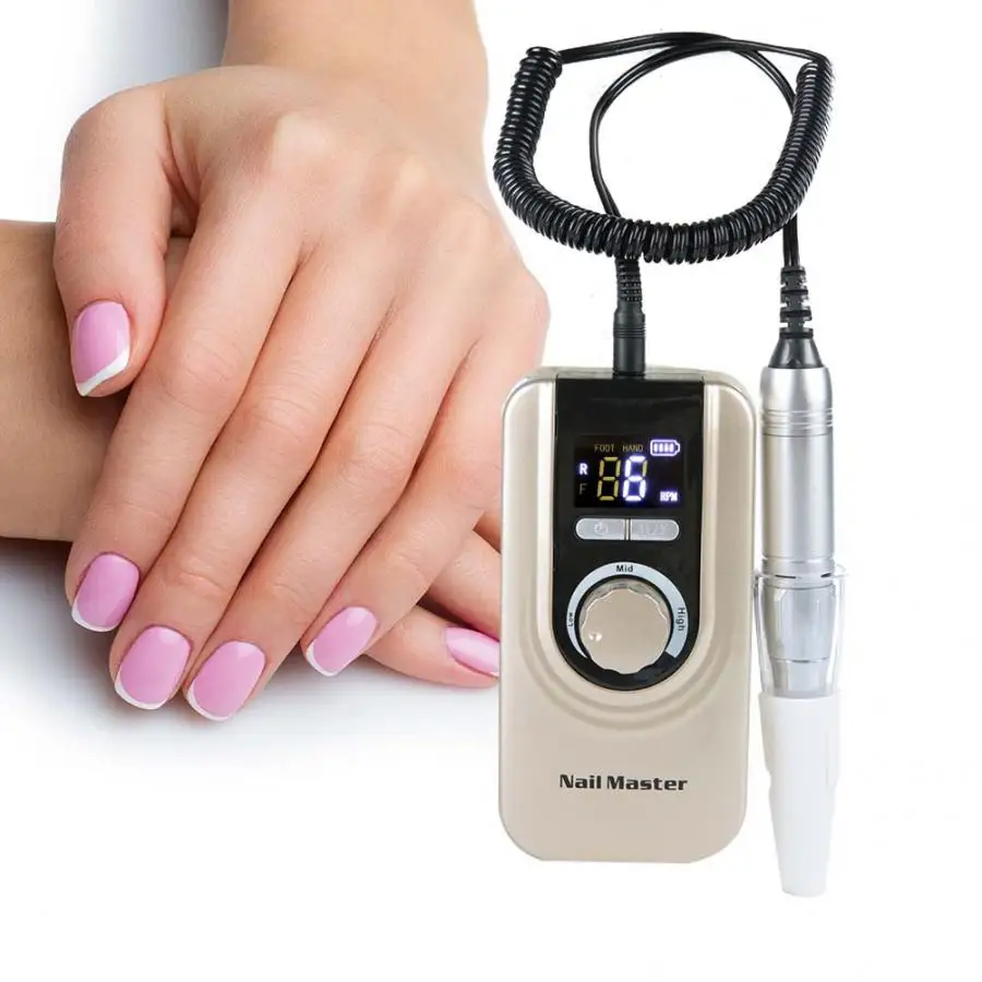 

Manicure Vacuum Cleaner Portable Electric Nail Drill Machine 35000 RPM Rechargeable Manicure Pedicure Machine Nails Accessoires