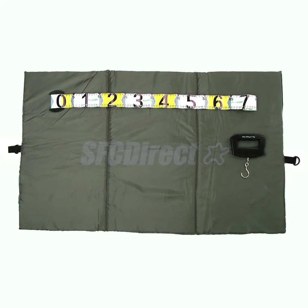 

Folding Unhooking Mat Fish Protection Weighing Sling + 1.4m Soft Ruler + Electronic Digital Hanging Scale