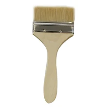 HHO-paint коричневая широкая деревянная ручка кисти