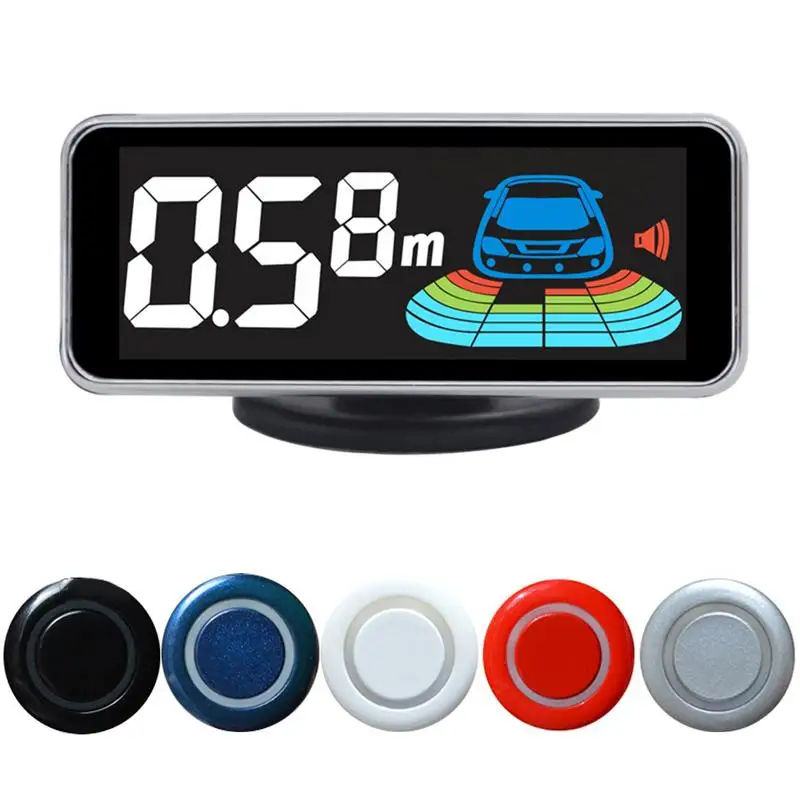 

Parktronic Parking Sensor 4 Sensor Reversing Radar Detector LED Digital Car Parking Assistance Alarm System FOR All Car