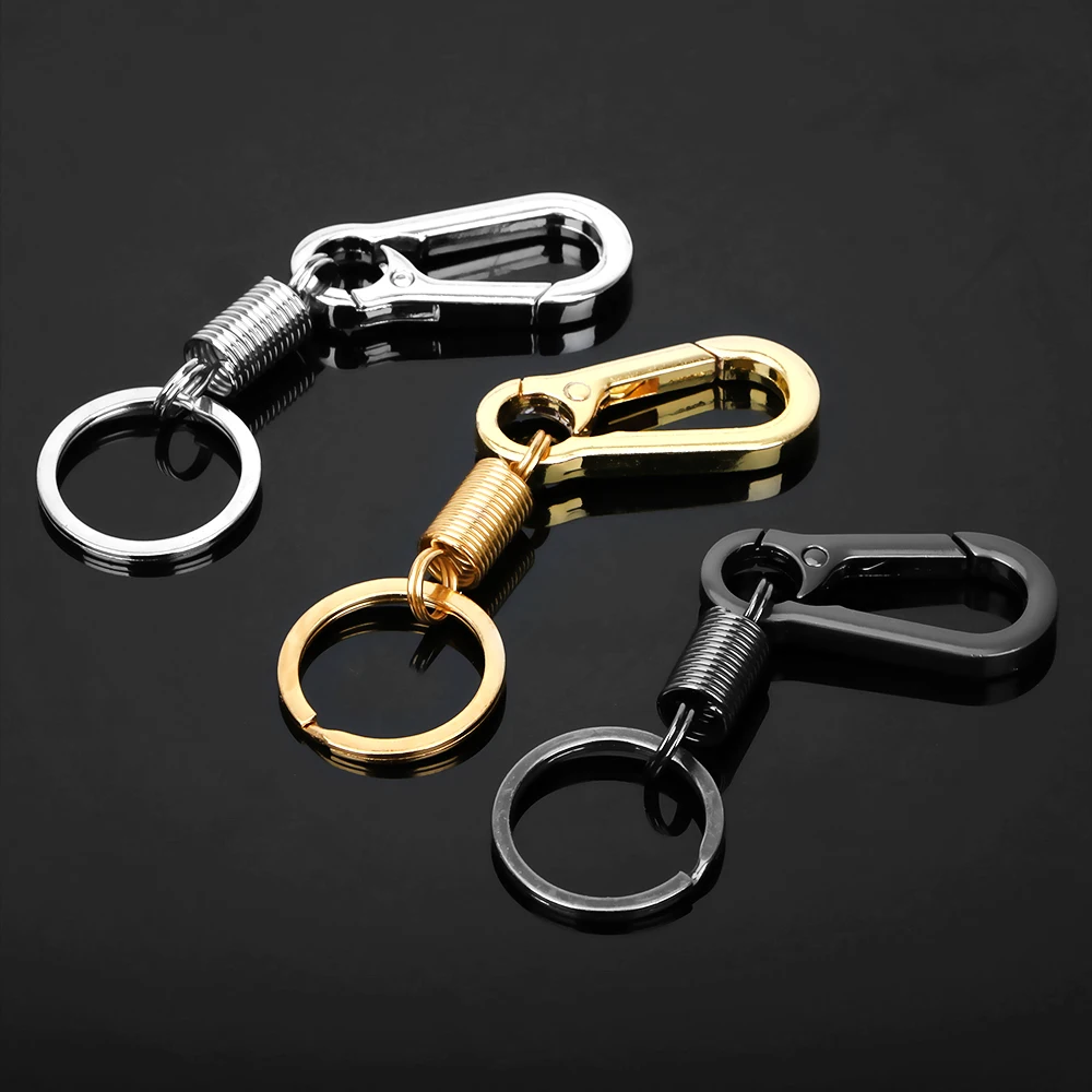 Car-Styling Metal Key Ring Cowhide KeyChain For La... - Grandado - Foto 3