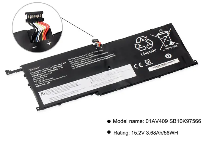 Kingsener Новый 01AV409 аккумулятор для LENOVO X1C Yoga Carbon Gen 6 ультрабук 01AV410 01AV438 01AV439 01AV441 SB10K97567