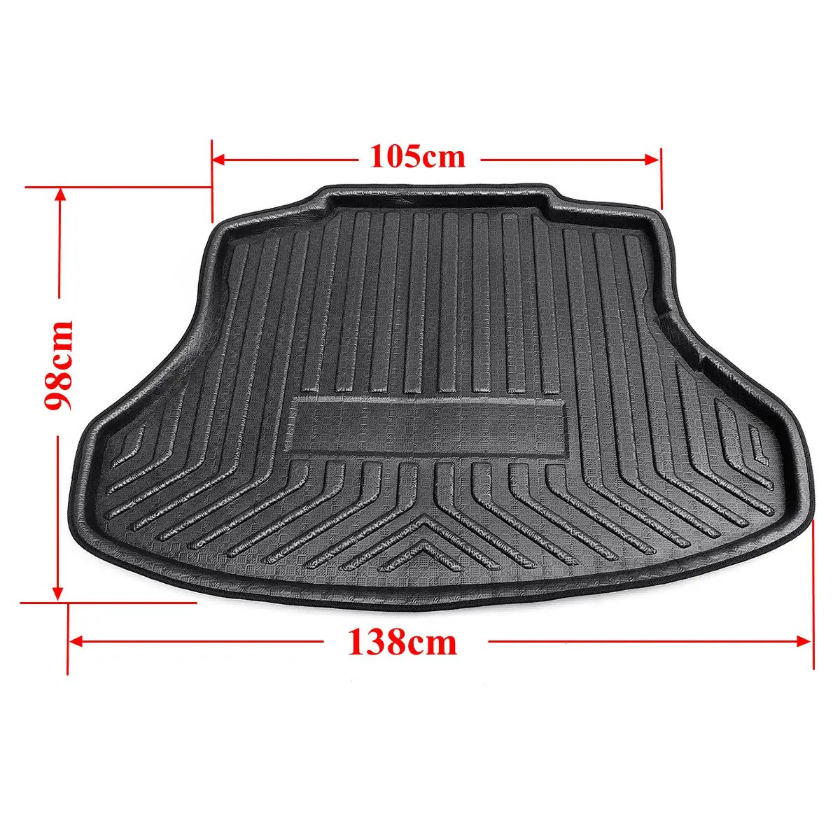 Rear Trunk Liner Cargo Boot Mat Floor Carpet Tray Mud Kick Protector for Honda for Civic 2012 2013 Car Accessories