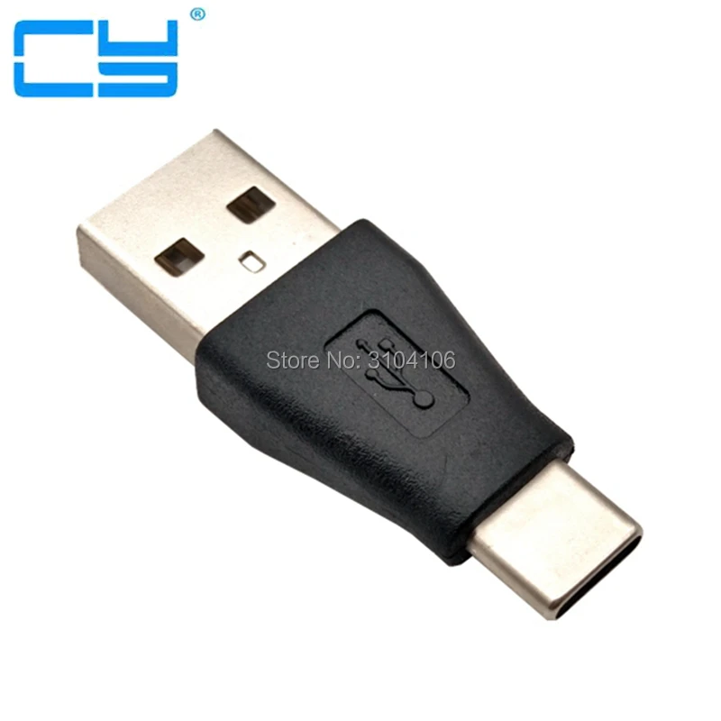 

USB 3.1 Type C Adapter USB 2.0 Male to USB-C male Adapter Converter for Macbook Huawei P9 Xiaomi 4C Nexus 5X 6P