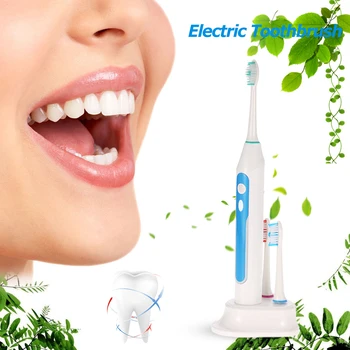 

FL-A15 Electric Toothbrush Rechargeable Oral Brush Sonic Toothbrush With 3 Brush Heads IPX7 Waterproof Blue
