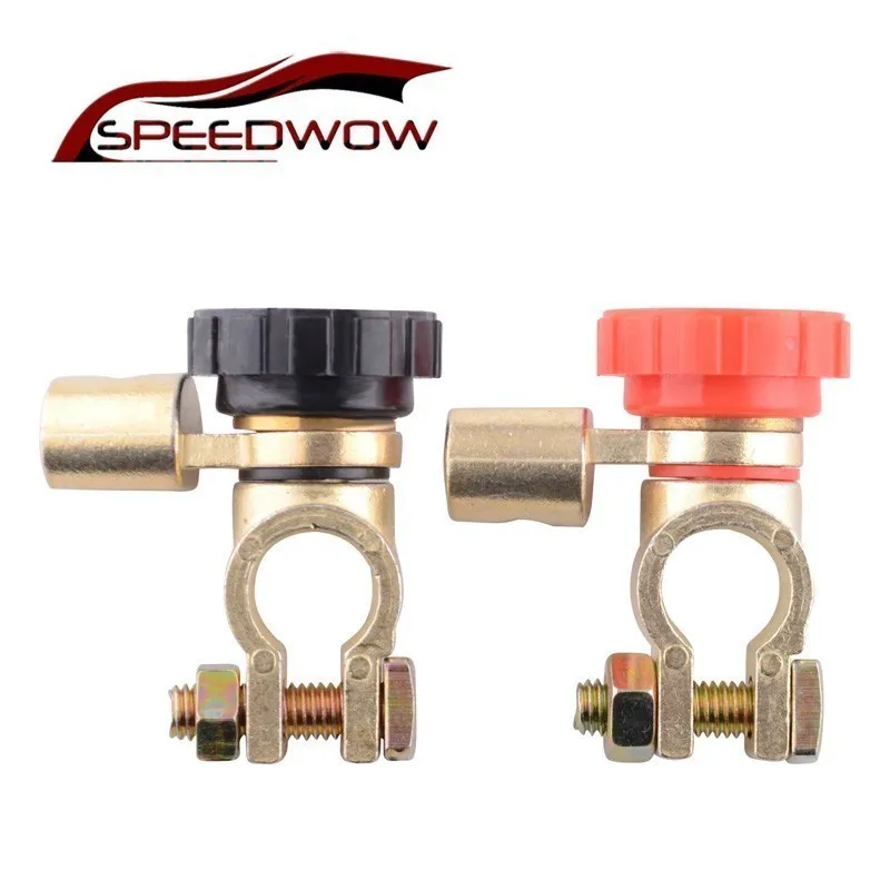 

SPEEDWOW Car Battery Terminal Link Switch Quick Switch Cut-off Disconnect Isolator Switch Car Truck Vehicle Parts Accessories