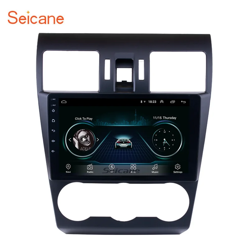 Discount Seicane  2din Android 8.1 Car Radio WIFI Multimedia Player GPS For 2015 Subaru Forester Support  Bluetooth Rearview 3G WIFI SWC 0