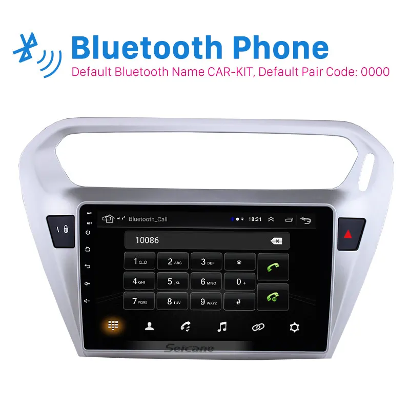 Цена Seicane для Citroen Elysee Peguot 301 2013 2014 2015 Android 8,1 9 дюймов автомобильный проигрыватель font b gps b font навигация Поддержка TPMS DVR OBDII