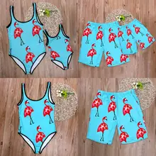 Цельный купальник-бикини для всей семьи; купальник для мамы, дочки, папы и мальчиков