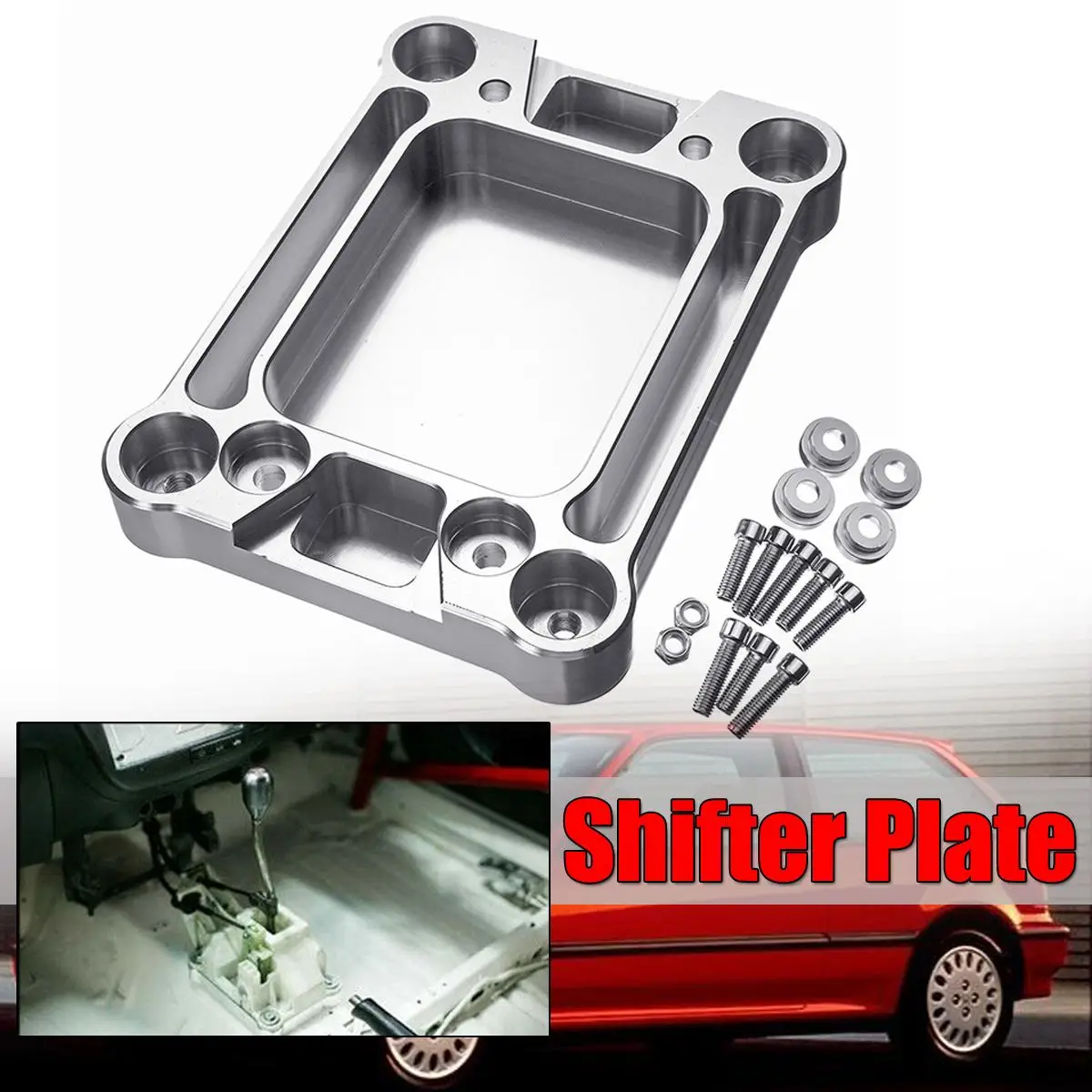 

Aluminum Car Shifter Plate Base Plate New For Acura Integra 1994-2001 For Honda For Civic 1988-2000 Gear Shifter Base Plate