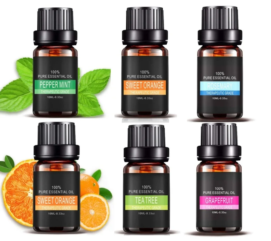 

Pure Plant Essential Oil For Aromatic Aromatherapy Diffusers Aroma Oils Lavender Lemongrass Tree Oil Natural Massage Relax