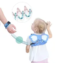 Детский не теряющийся наплечный ремень, Тяговая веревка, детский браслет против потери, детский безопасный нескользящий рюкзак