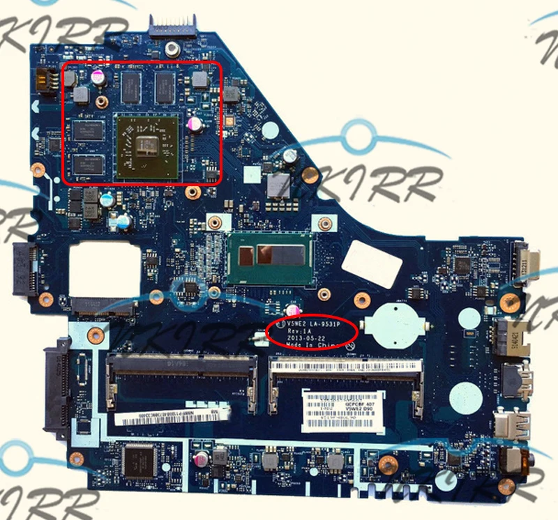 V5WE2 LA-9531P NBMFP11005 NBMFP1100B I5-4200U 2G материнская плата для aspire E1-572 E1-572G E1-532 Travelmate P255 P455-M Z5WC2