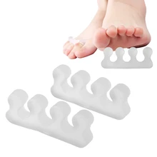 1 пара силиконовых разделителей пальцев ног носилки вальгусной деформации прямые инструменты для ухода за ногами разделитель пальцев для маникюра педикюра инструмент для ногтей