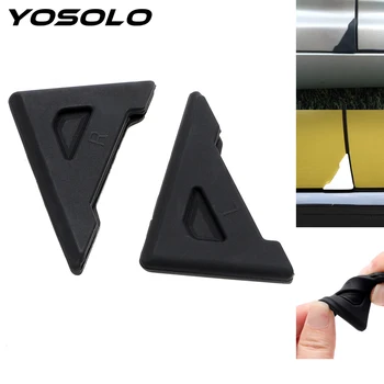 

YOSOLO 2 piece/set Silicone Auto Care Bumper Crash Anti-Scratch Car Door Corner Cover Crash Protection Scratch Protector